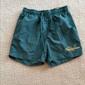 PacSun Green Athletic Shorts Lightweight Elastic Waist